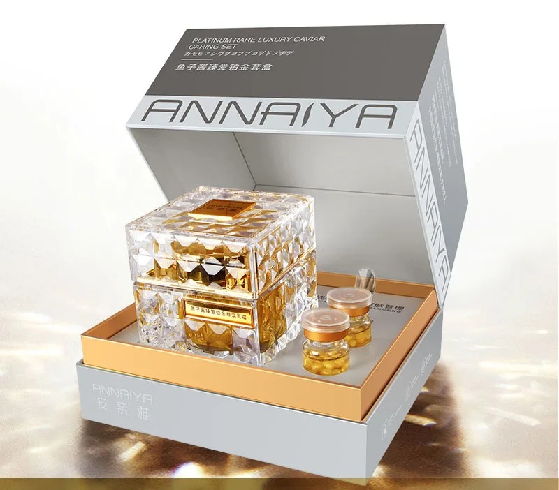 Платиновый роскошный крем для  – обзор и цена Luxury Skincare Sets